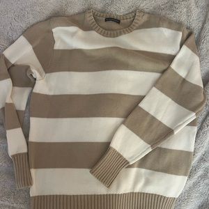 Brandy Melville / Brianna Cotton Think Stripe Sweater